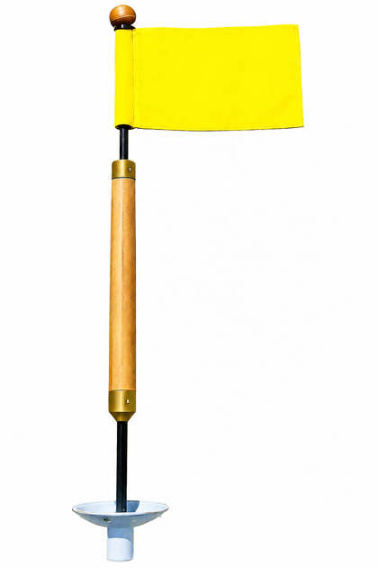 Mini Smoked Hickory Timber Flagsticks
