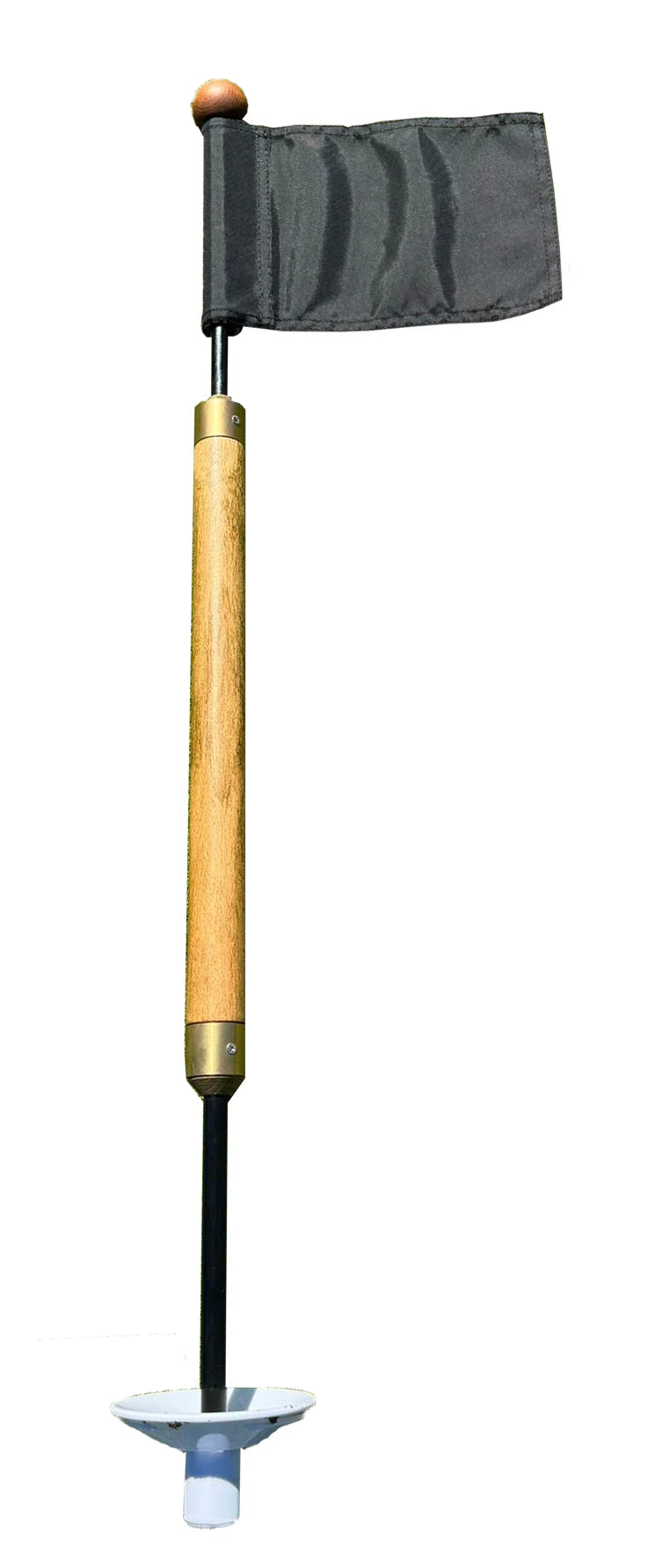 Mini Smoked Hickory Timber Green Flagsticks