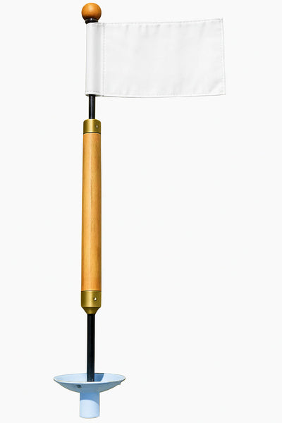Mini Smoked Hickory Timber Green Flagsticks