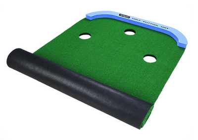 Jumbo Putting Green w/Multiple Holes + Bumper