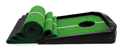 Turf Putting Mat w/ Electric Ball Return