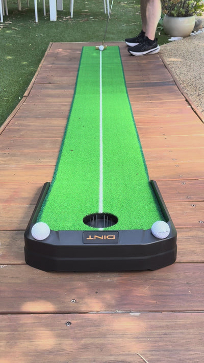 Turf Putting Mat w/ Electric Ball Return